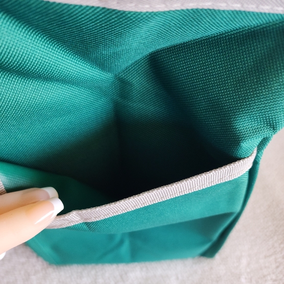 WHOLE FOODS MARKET Insulated Reusable Cooler Green Grocery Shopping Bag - Picture 2 of 7